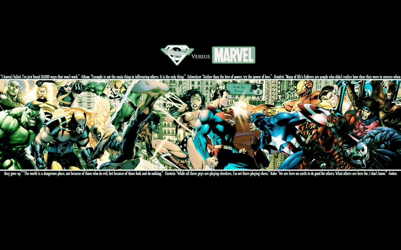 Wolverine, DC vs. Marvel, Iron Man, marvel, Wonder Woman, Hulk, dc, Venom, 720P, Thor, Superman, Comics, Daredevil, Captain America, Spider