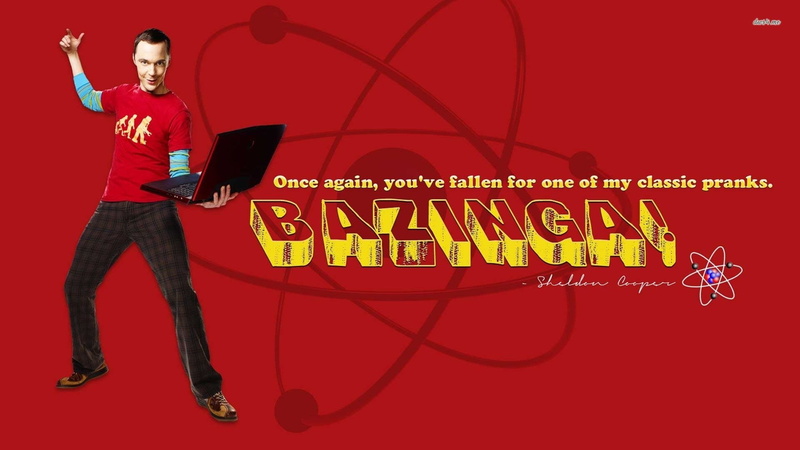 1080P, The Big Bang Theory, Bazinga, Jim Parsons, TV Show, Sheldon Cooper