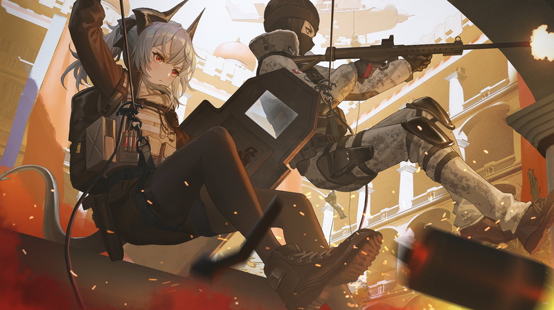 kirino ttk, Arknights, anime, Liskarm(Arknights), 2K, anime girls