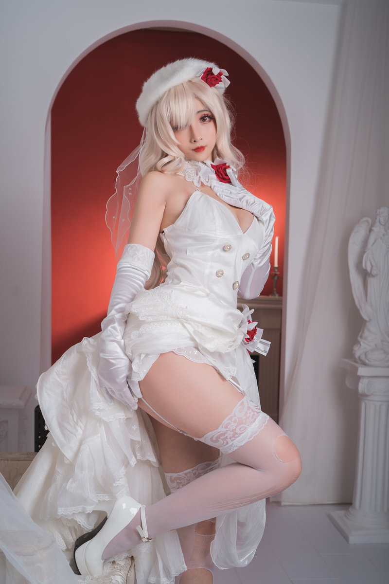 high heeled boots, cosplay, Rioko, silk stockings, flower crown, 5K, Fate Series