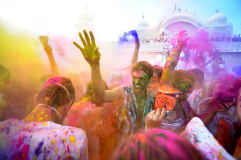 colours, color, holi, hindu, festival, 720P, holiday, india, spring