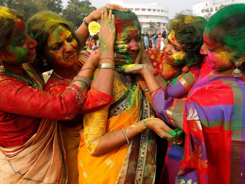 spring, holiday, colours, india, festival, color, holi, hindu, 1080P