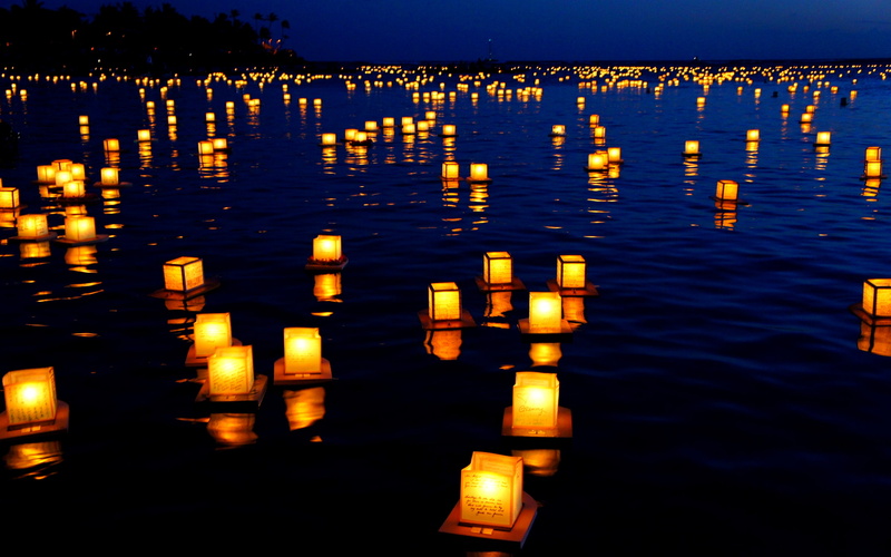 candle, lantern, hd, photography, water, 2K, paper