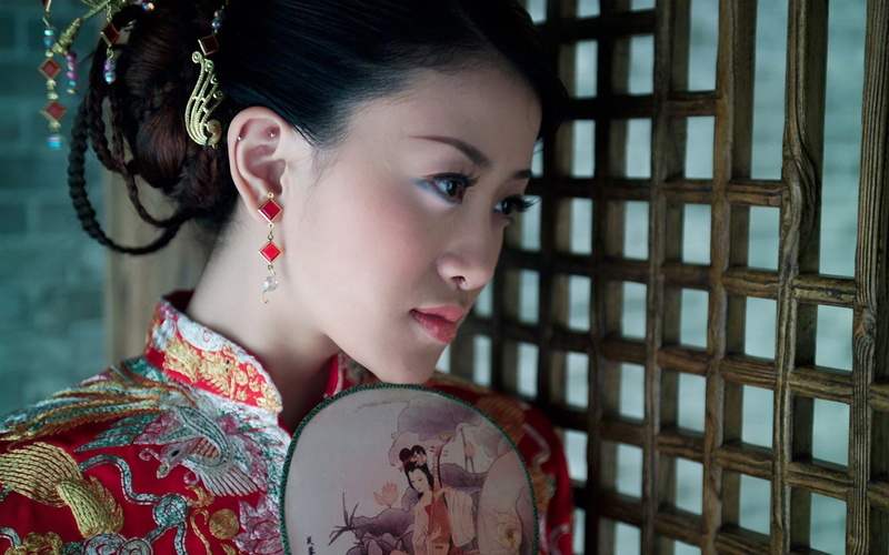 brunettes, 1080P, models, face, asian, kimono, women, china, geisha, mood, oriental, babes