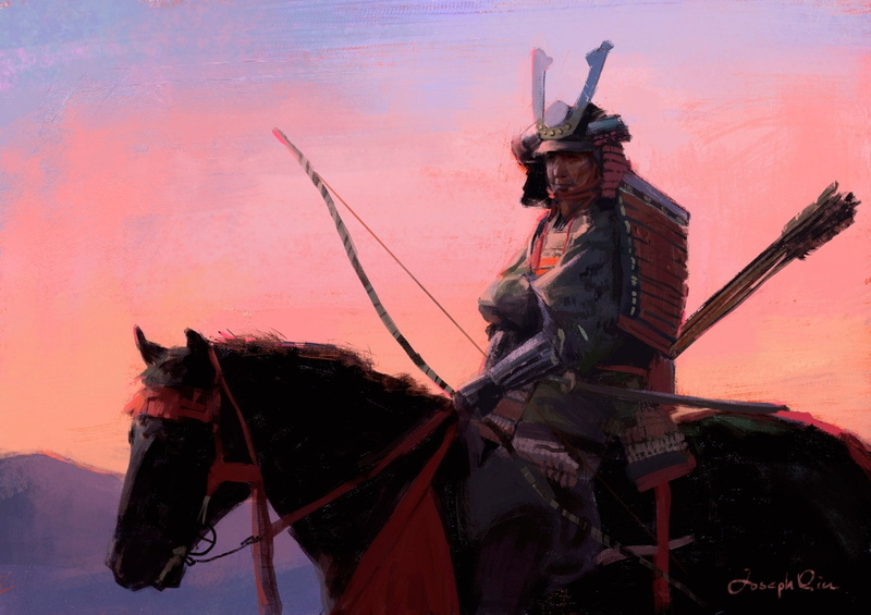 Arrow, Horse, Bow, Samurai, Fantasy, Armor, Warrior, 1080P