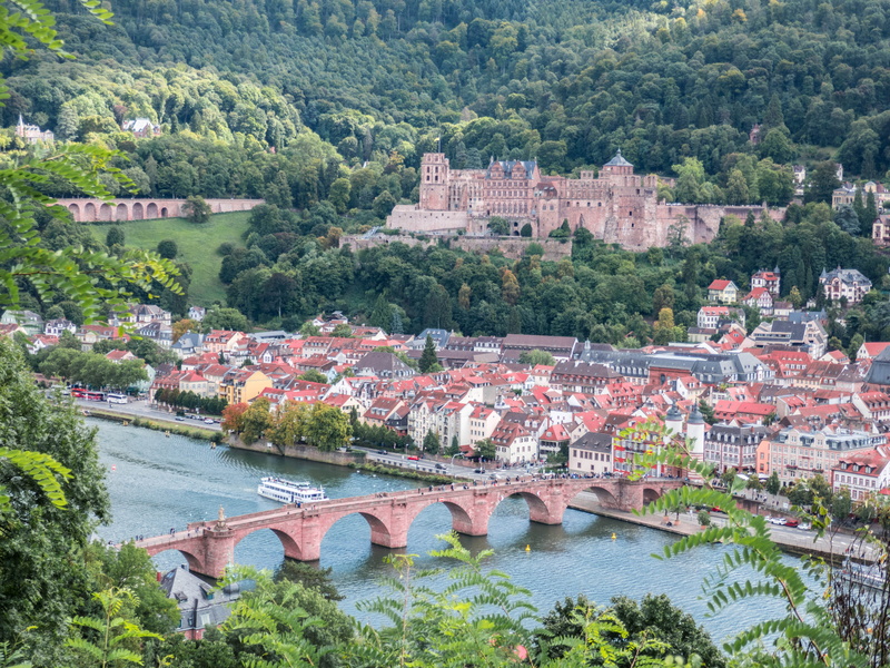 the past, architecture, building, built structure, townscape, no people, bridge - man made structure, cityscape, heidelberg, connection, building exterior