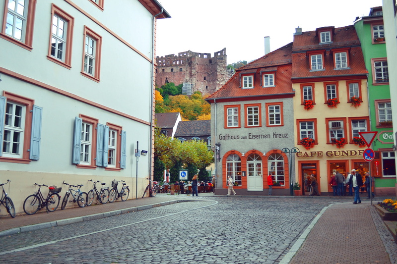 day, house, european, transportation, real people, row house, cityscape, heidelberg, historic, downtown, window, 4K, architecture, sky, the way forward