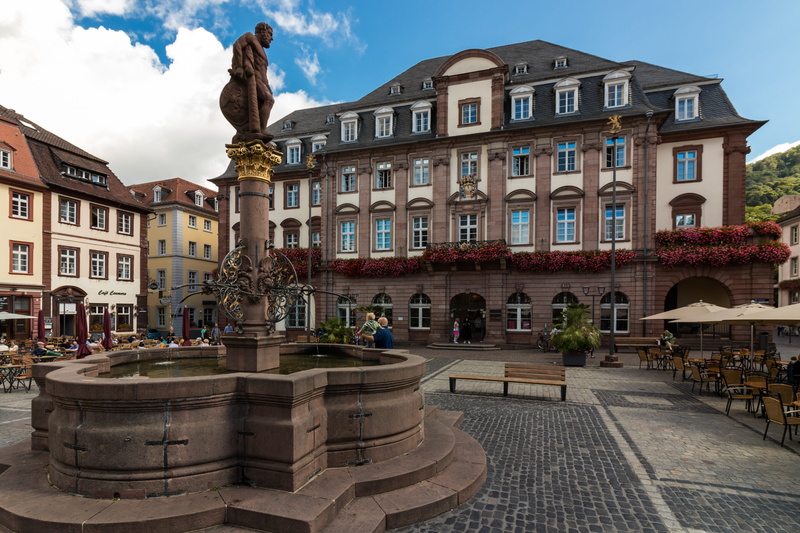 old town, day, residential district, representation, the upper square, heidelberg, 5K, travel destinations, nature, town hall, art and craft, building