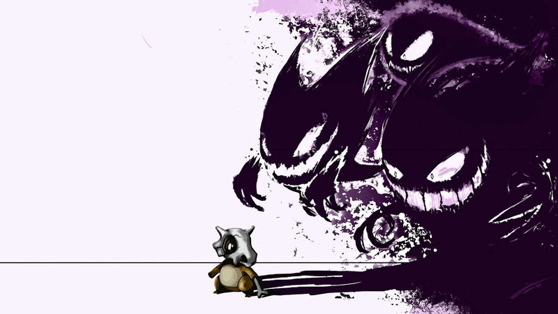 1080P, Ghost Pokémon, Haunter (Pokémon), Gastly (Pokémon), Pokémon, Cubone (Pokémon), Gengar (Pokémon)