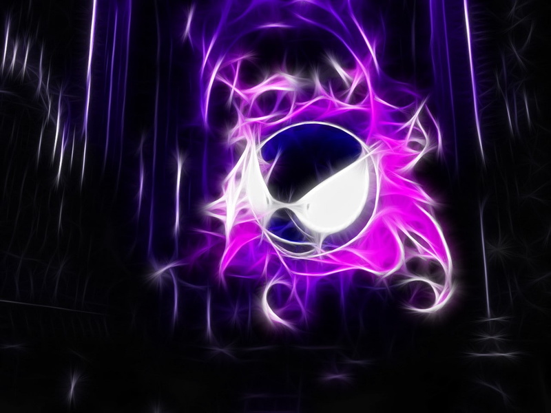 720P, fractalius, Pokemon First Generation, Gastly