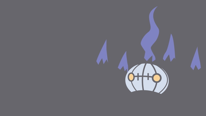 background, minimalism, chandelure, simple background, simple, 720P
