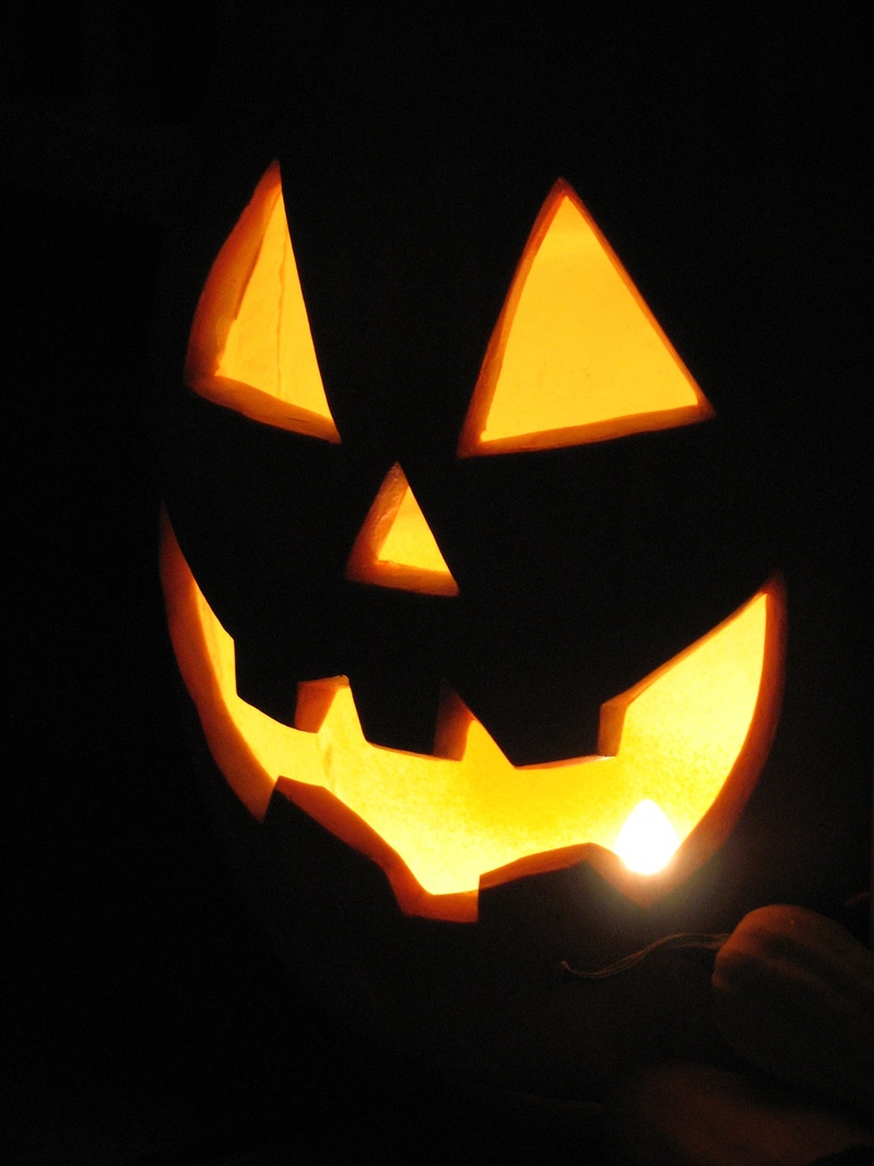 close-up, food and drink, pumpkin, lighting equipment, autumn, jack, light, spooky, 2K, jack O Lantern, celebration, dark, october, decor, black background