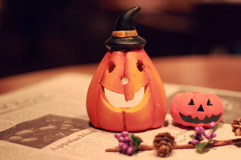 season, pumpking, food and drink, orange Color, focus on foreground, 1080P, autumn, ornaments, pumpkin, jack O Lantern, backgrounds, ghost, october, face