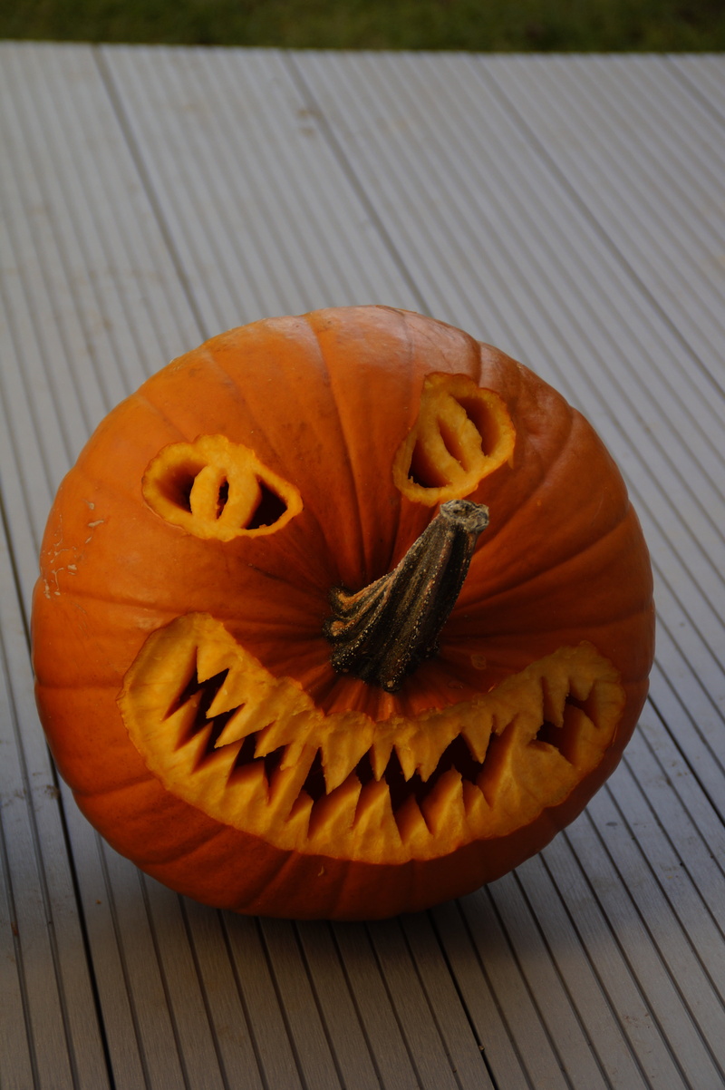 fun, 31 october, carved, anthropomorphic face, wood - material, vegetable, trick or treat, face, jack o lantern, orange color, halloween, grin, healthy eating