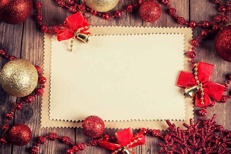 balls, Christmas, frame, bows, 5K, New Year, decoration, Merry