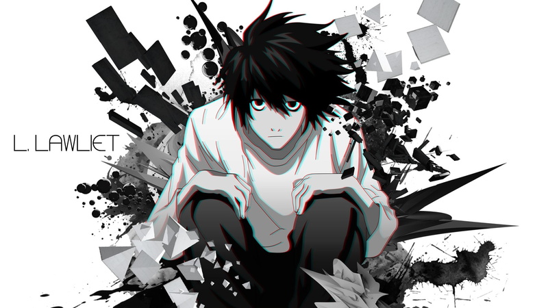Anime, 1080P, L (Death Note), llawliet, Death Note