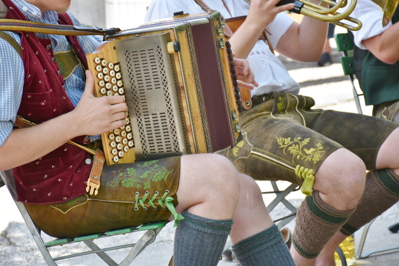 artist, music, music band, wind instrument, performer, classical Music, street Musician, jazz Music, tradition, outdoors, person, accordion, focus on foreground
