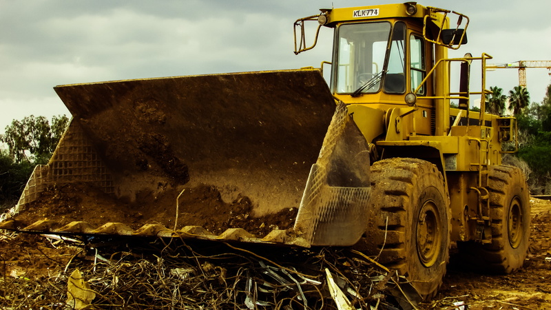 industrial equipment, heavy, working, dirt, vehicle Scoop, industry, construction Equipment, no people, construction Vehicle, earth Mover, road construction