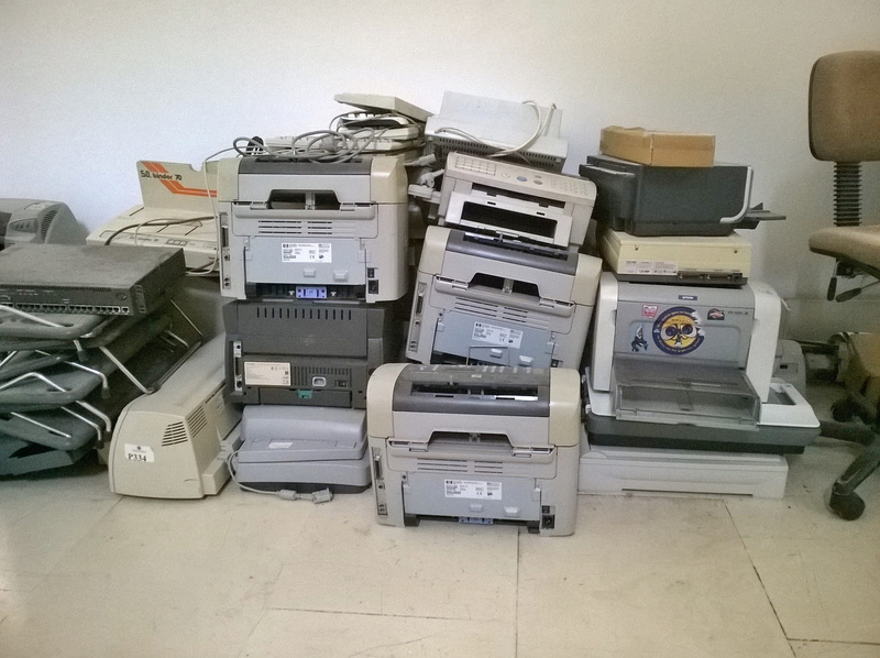 healthcare and medicine, day, indoors, equipment, order, arrangement, printer, wall - building feature, large group of objects, container, consumerism