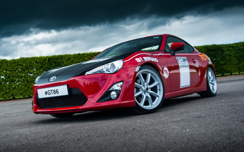 Red, 2015, Car, View, gt, Toyota, 2K, Front