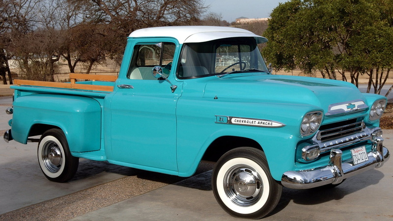 nature, outdoors, travel, land vehicle, single, street, truck, stationary, turquoise colored, blue, 1080P, mode of transportation, cab, old, pick-up truck