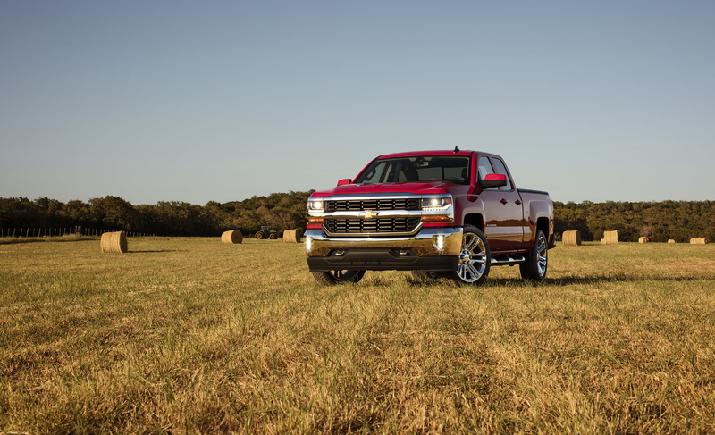 clear sky, day, harvesting, front view, chevrolet, land, 2K, plant, truck, meadow, old, transportation, wheat, growth, crew, rural Scene, environment