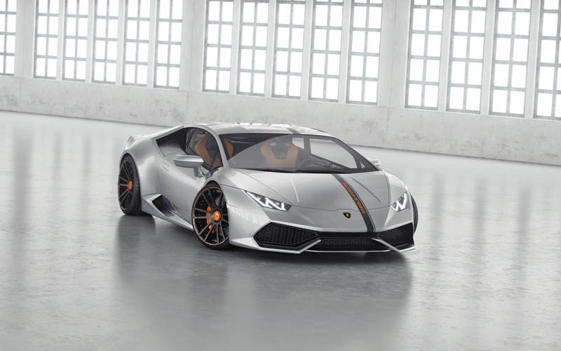 Lamborghini, Front, lp, Silver, lucifero, huracan, View, Supercar, 1080P