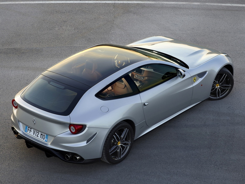 gt, Supercar, Top, ff, 1080P, Ferrari, View, Silver