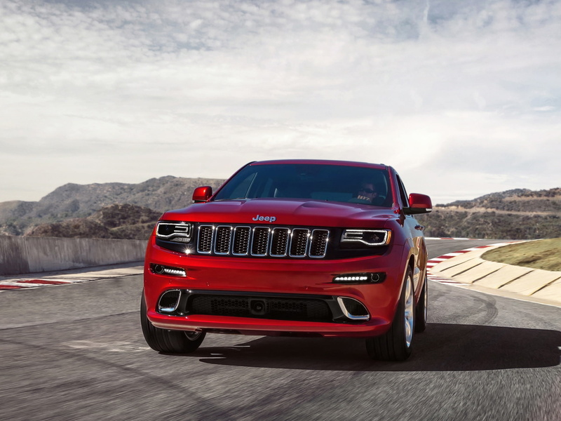 Front, srt, cherokee, 1080P, Car, grand, Red, View, Jeep