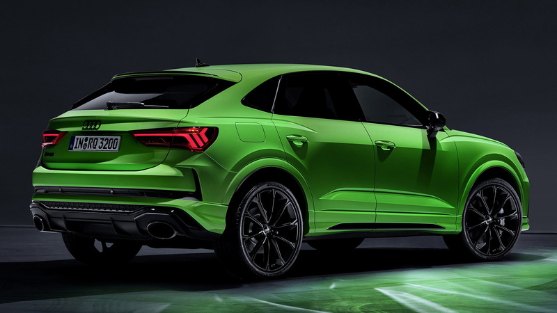 Car, Green Car, Audi RS Q3 Sportback, 1080P, Audi