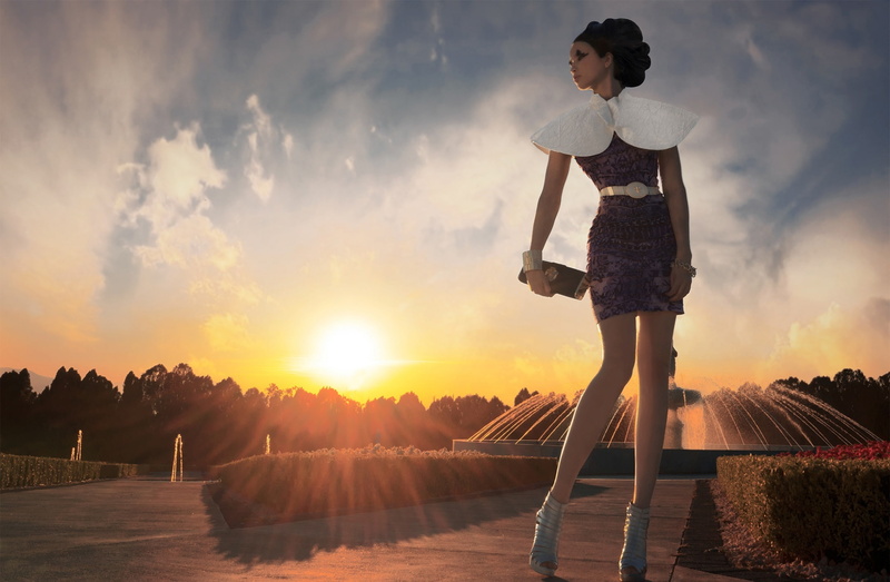 sunlight, Amazing, Beautiful, Asia, casual clothing, extraordinary, Japan, Japanese, Young, Girl, Model, one person, standing, glamorous, long, sky, Woman