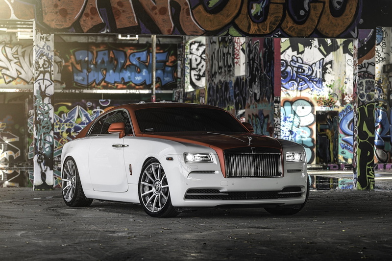 wraith, forgiato, rolls-royce, white-red, 1080P