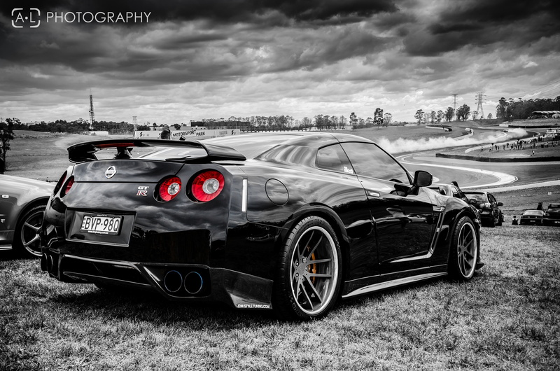 Nissan GT-R R35, Nissan, Nissan GTR, selective coloring, car, 4K, vehicle