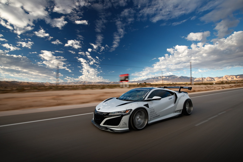 NSX, speed, Acura, Honda, Larry Chen, Liberty Walk, 1080P