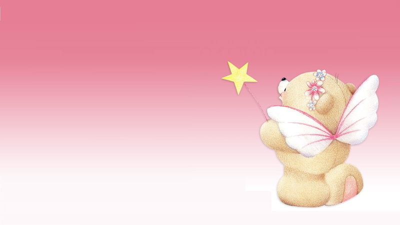 holiday, childrens, Forever Friends Deckchair bear, wreath, asterisk, 1080P, bear, art