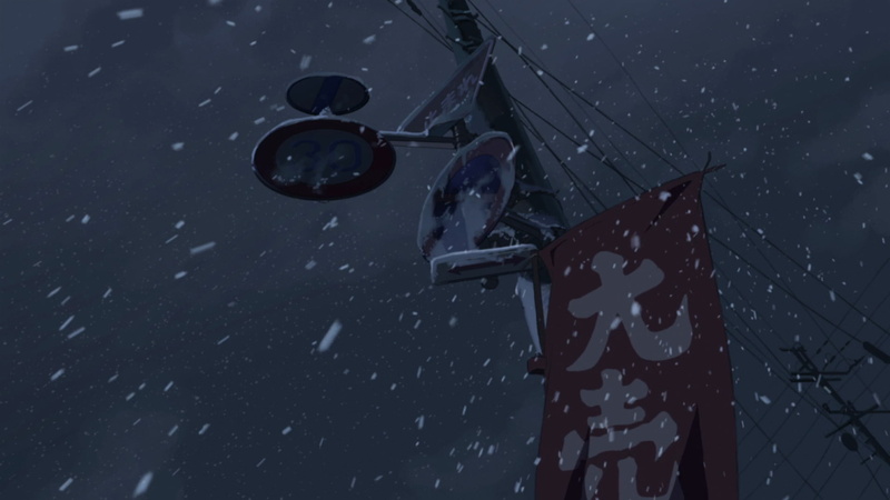 water, mode of transportation, 5 Centimeters Per Second, rain, snowing, rainy season, road, close-up, nature, outdoors, night, transportation, no people