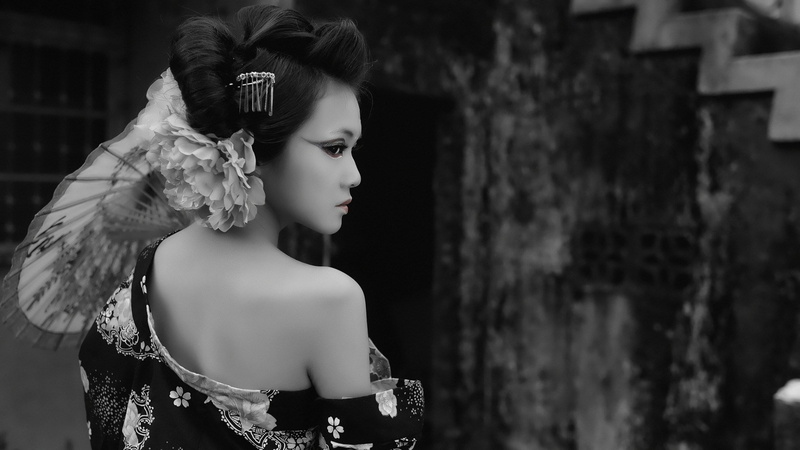 1080P, geisha