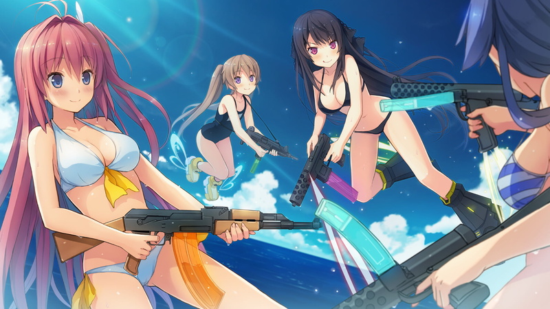 lifestyles, group of people, night, nightlife, Asuka Kurashina, adult, Ao no Kanata no Four Rhythm, Misaki Tobisawa, people, 1080P, friendship, Mashiro Arisaka