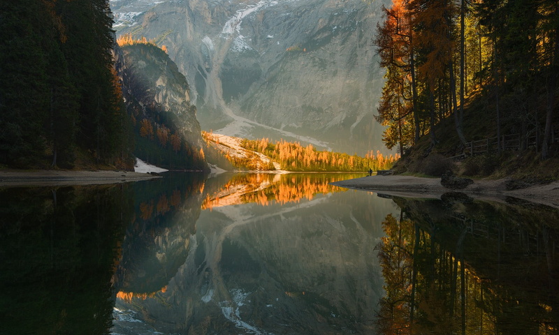 non-urban scene, mountain, landscape, fall, scenics - nature, brown, environment, outdoors, day, formation, nature, mountain range, reflection, tranquil scene
