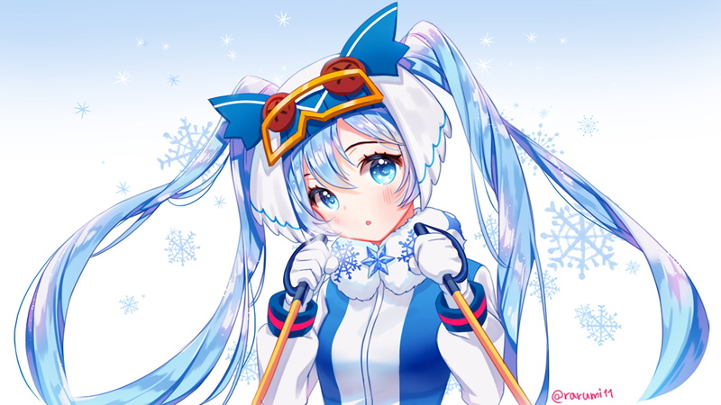 1080P, young men, women, headshot, front view, young adult, Vocaloid, Yuki Miku, character, cloud - sky, art and craft, female, glasses, looking at camera