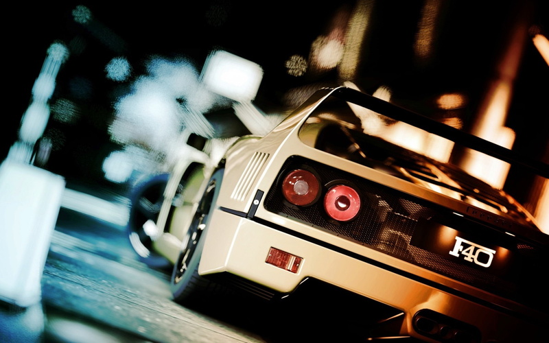 video games, 2K, car, vehicle, Ferrari F40, Gran Turismo 5