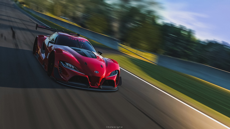 sports race, no people, Gran Turismo, toy, 4K, blurred motion, sports car, transportation, red, coupe, outdoors, on the move, motor vehicle, travel, sport