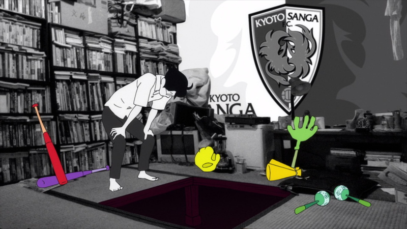 men, Watashi, real people, human representation, art and craft, 1080P, architecture, communication, container, representation, text, city, The Tatami Galaxy
