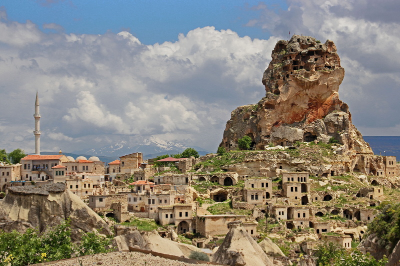 5K, turkey, firn, history, townscape, mountain, no people, architecture, town, near, old, cliff dwellings, rock, residential district, cappadocia, the past