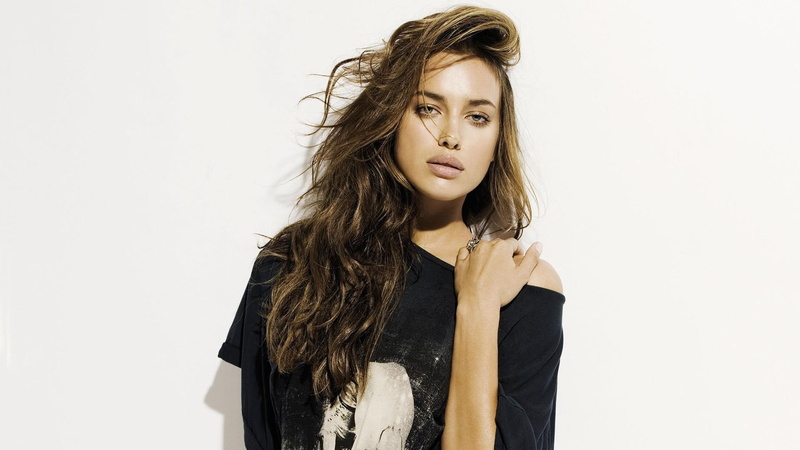 irina-shayk, brunette, seductive, irina, stare, 1080P, lips, beauty, model