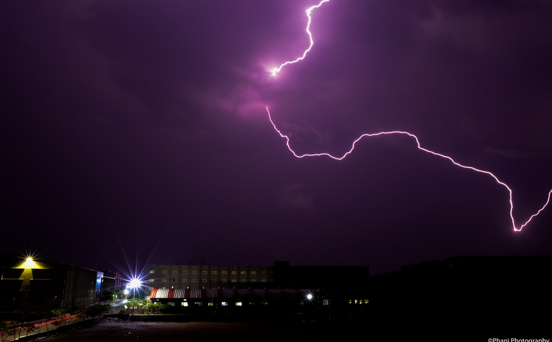 photography, lightening, storm, Sun and Sky, purple, rain, Nature, wonder, india, night, 5K, longexposure, thunder