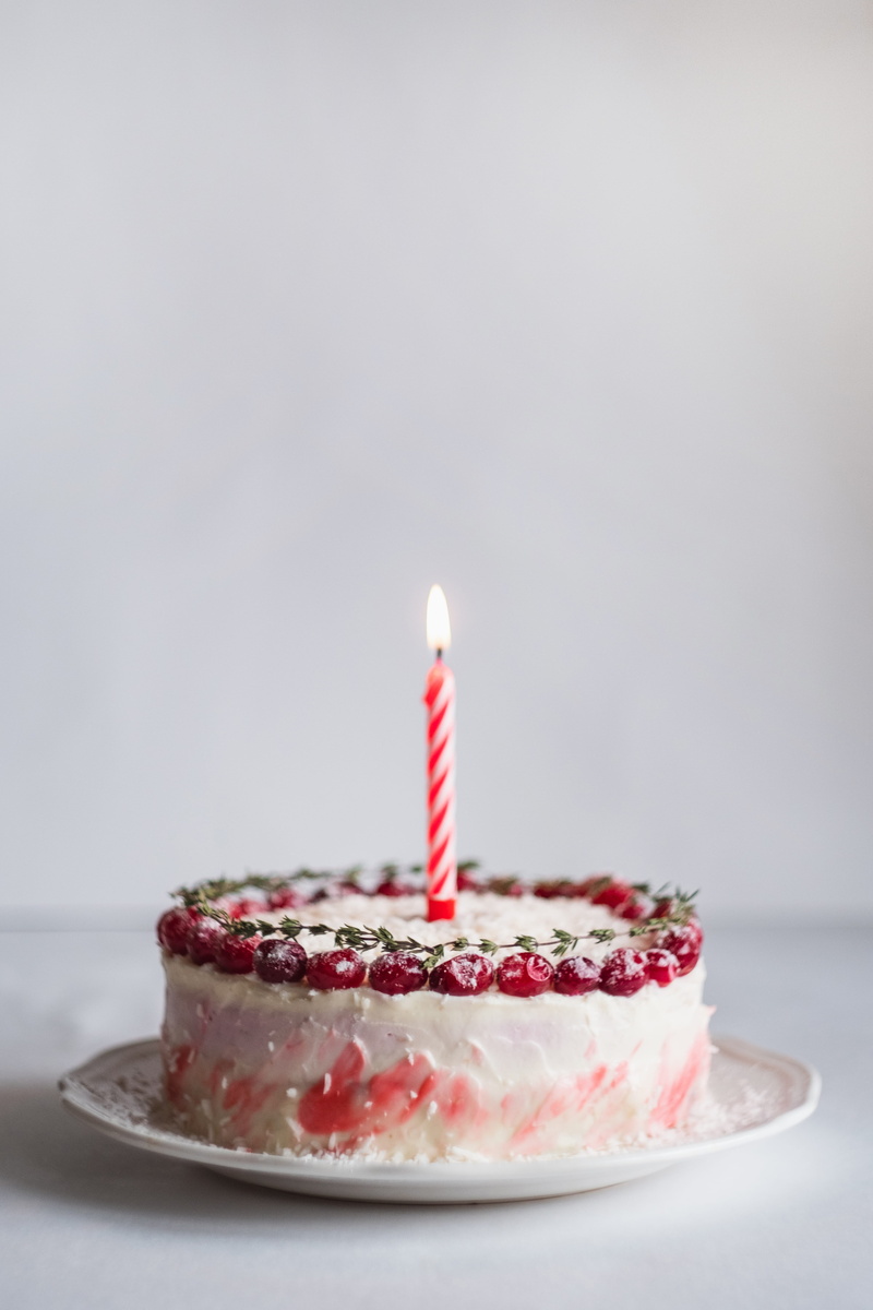 fire, no people, celebration, sweet, indoors, birthday, cake, food, indulgence, dessert, event, white, candle, 5K, baked, freshness, birthday candles
