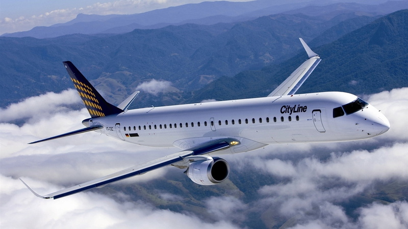 business, corporate jet, technology, mode of transportation, white, mountain range, commercial Airplane, airbus, people Traveling, no people, blue, arrival