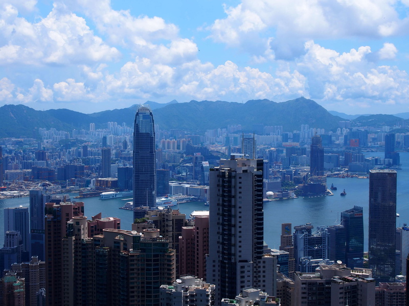 nature, sky, cityview, outdoors, blue sky, urban skyline, no people, residential district, building, cityscrapers, mountain, cityline, mountain range, skyline