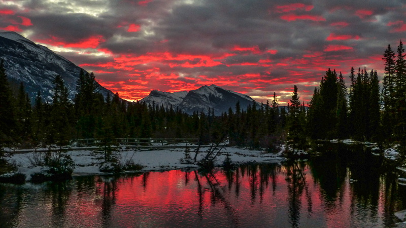 tranquil scene, sunlight, reflection, lake, reflection lake, relfection, idyllic, mountain, neon, canada, hiking, alberta, creek, scenics - nature